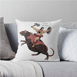 Theo Von Rat King Throw Pillow RB3107