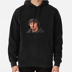 Theo Von Patch  Photographic Print  Pullover Hoodie RB3107