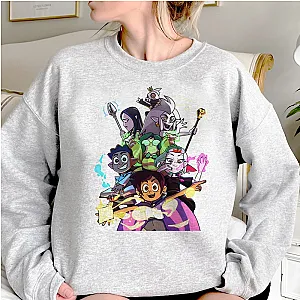 The Owl House Cartoon Characters Print Sweatshirt Hoodies