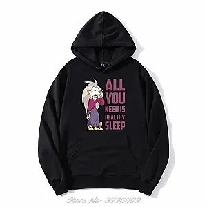 The Owl House Eda Clawthorne Cartoon All You Need Is Healthy Sleep Hoodies