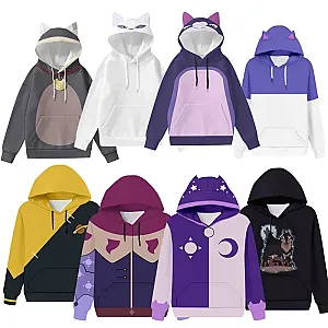 The Owl House Stringbean Cosplay Costume Luz Hunter Hoodie