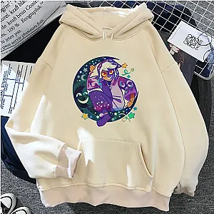 The Owl House Cartoon Print White Hoodies