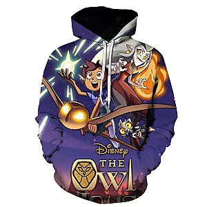 The Owl House Casual Streetwear Long Sleeves Sweatshirts Hoodies