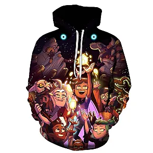 The Owl House Cartoon Anime 3D Print Fashion Oversized Sweatshirts Hoodie