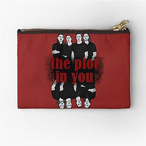 The Plot In You Band Artwork Mirrored Red Zipper Pouch