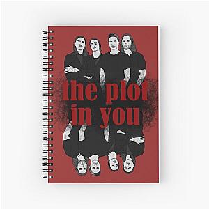 The Plot In You Band Artwork Mirrored Red Spiral Notebook