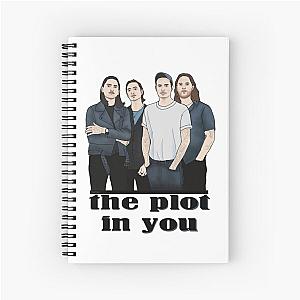 The Plot In You Band Artwork In Colour  Spiral Notebook