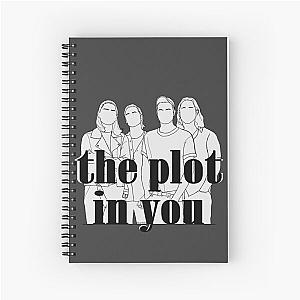 The Plot In You Band Sticker Artwork Spiral Notebook