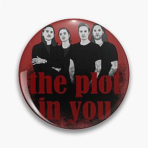 The Plot In You Band Artwork Mirrored Red Pin