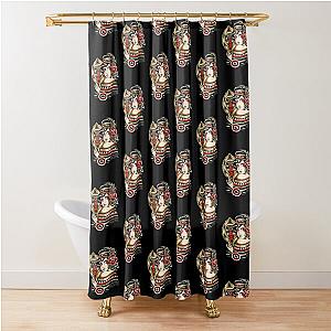 The Plot In You - Face Me Illustration Shower Curtain