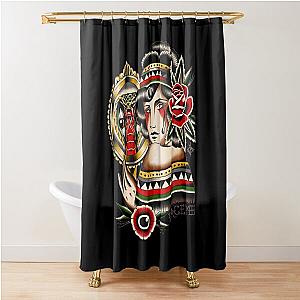 The Plot In You - Face Me Illustration Shower Curtain