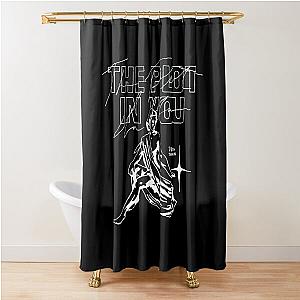 lonely pain lady Shower Curtain