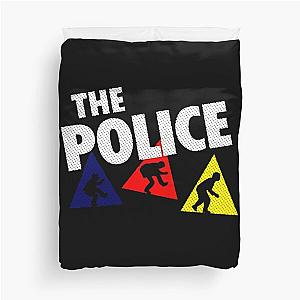 the police synchronicity album new logo Duvet Cover