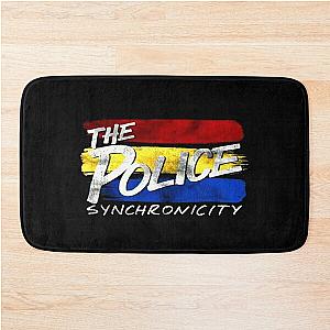 the police synchronicity album new logo Bath Mat