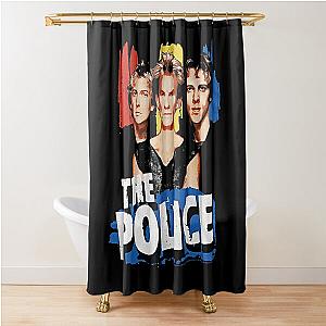 The Police Rock Alternative -- The Police Rock Group Shower Curtain