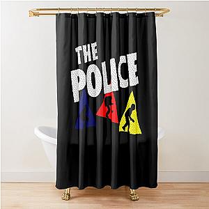 the police synchronicity album new logo Shower Curtain