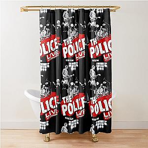 LIVE IN CONCERT THE POLICE Shower Curtain