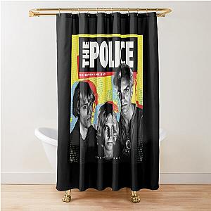 The Police - The Bottom Line 1979 (live) album 1979 Shower Curtain