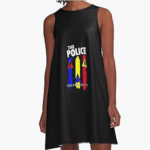 The Police Graphic T-Shirt A-Line Dress