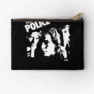 the police Graphic Zipper Pouch