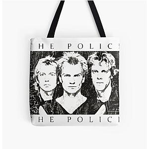 The police  All Over Print Tote Bag