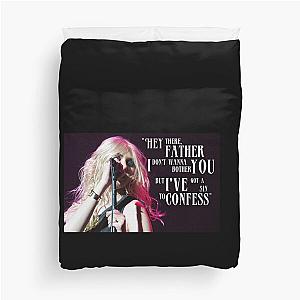 Pretty Reckless Quote Graphic  Duvet Cover