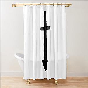 Who Loves Movie The Pretty Design Reckless Black Cross Photographic Shower Curtain