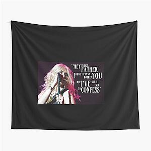 Pretty Reckless Quote Graphic  Tapestry