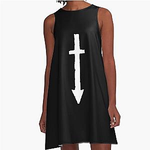 Birthday Girl The Awesome Since Pretty Reckless White Cross Vintage Style A-Line Dress