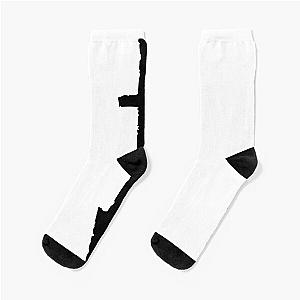 Who Loves Movie The Pretty Design Reckless Black Cross Photographic Socks