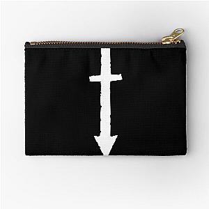 Birthday Girl The Awesome Since Pretty Reckless White Cross Vintage Style Zipper Pouch