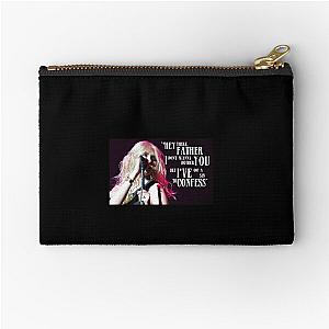 Pretty Reckless Quote Graphic  Zipper Pouch