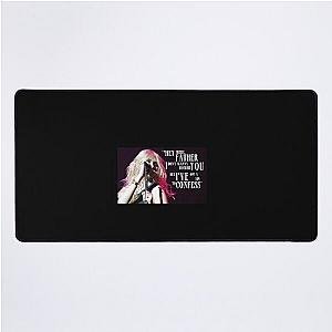 Pretty Reckless Quote Graphic  Desk Mat