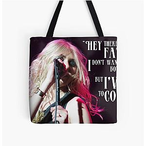 Pretty Reckless Quote All Over Print Tote Bag