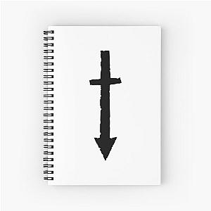 The Pretty Reckless - Black Cross Spiral Notebook