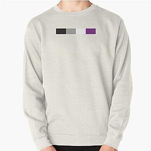 Asexual Flag Sweatshirts - Subtle Asexual Flag  Pullover Sweatshirt | The Pride Merch WP0503