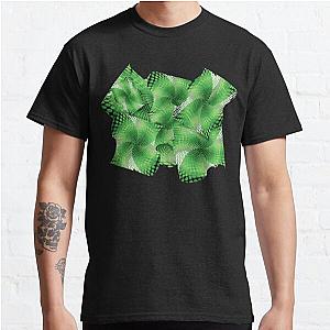 Aromantic T-Shirts - Aro Pride Textured Waveform Cluster Classic T-Shirt | The Pride Merch WP0503