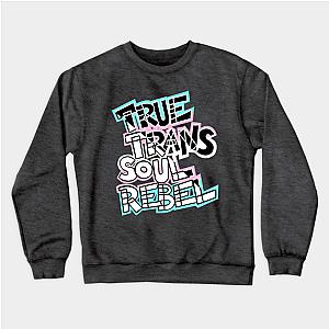 Trans Flag Sweatshirts - True Trans Soul Rebel - diagnonal Sweatshirt | The Pride Merch WP0503