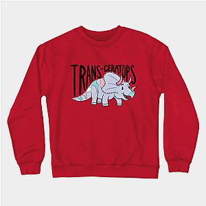 Trans Flag Sweatshirts - Trans-ceratops Sweatshirt | The Pride Merch WP0503