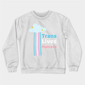 Trans Flag Sweatshirts - Trans Lives Matter Trans Pride Flag Sweatshirt | The Pride Merch WP0503