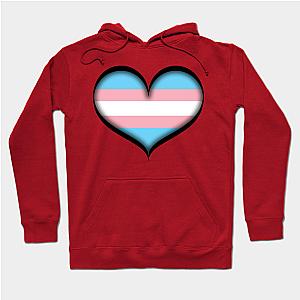 Trans Flag Hoodies - Transgender Heart Hoodie TP1208 | The Pride Merch WP0503