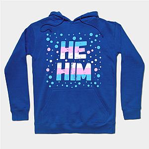 Trans Flag Hoodies - He Him - Transgender Pride Flag Design Hoodie TP1208 | The Pride Merch WP0503