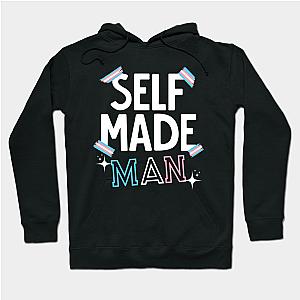 Trans Flag Hoodies - Self Made Man Trans Transgender Flag Pride Hoodie TP1208 | The Pride Merch WP0503