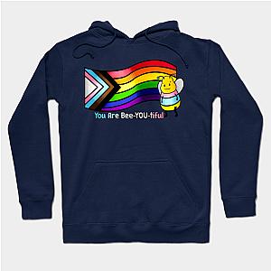 Trans Flag Hoodies - You Are Bee-YOU-tiful T-Shirt - Trans Version Hoodie TP1208 | The Pride Merch WP0503