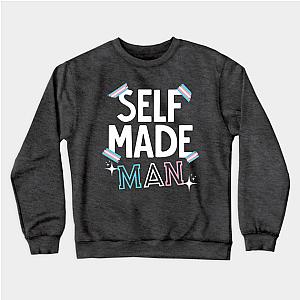 Trans Flag Sweatshirts - Self Made Man Trans Transgender Flag Pride Sweatshirt | The Pride Merch WP0503