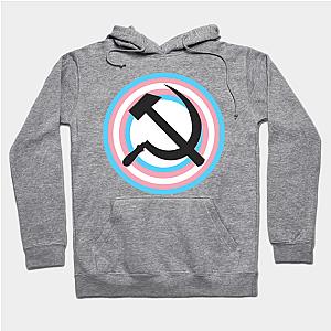 Trans Flag Hoodies - Trans Pride Communist Hoodie TP1208 | The Pride Merch WP0503