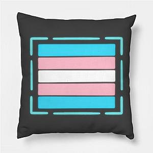 Trans Flag Pillows - Trans flag - Glowing - wtframe comics Pillow TP1208 | The Pride Merch WP0503