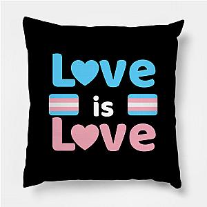 Trans Flag Pillows - Love is Love Trans Pride Flag Pillow TP1208 | The Pride Merch WP0503