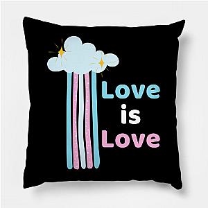 Trans Flag Pillows - Love is Love Trans Pride Flag Pillow TP1208 | The Pride Merch WP0503