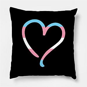 Trans Flag Pillows - Transgender Flag Heart Pillow TP1208 | The Pride Merch WP0503